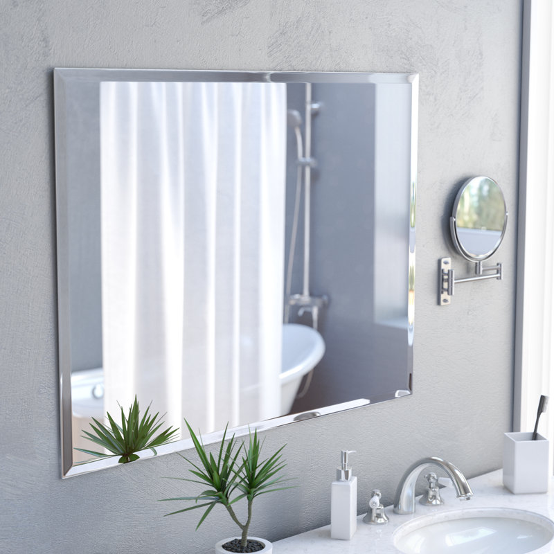 Zipcode Design Marylee Rectangle Beveled Polish Frameless
